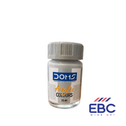 DOMS Acrylic Colour - 400 Silver 15ML